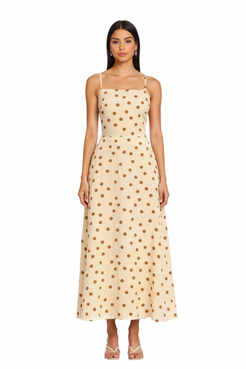 Prairie Luxe Polka Dress