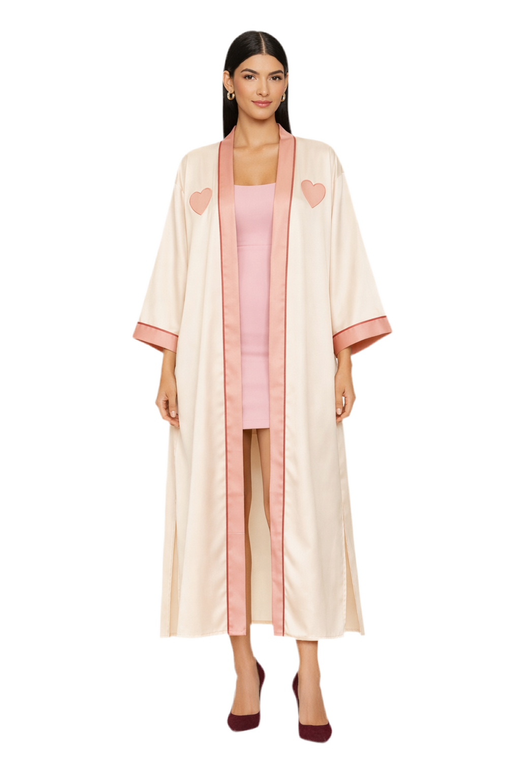Amour Heart Maxi Kimono