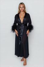 After Hours Feather Robe