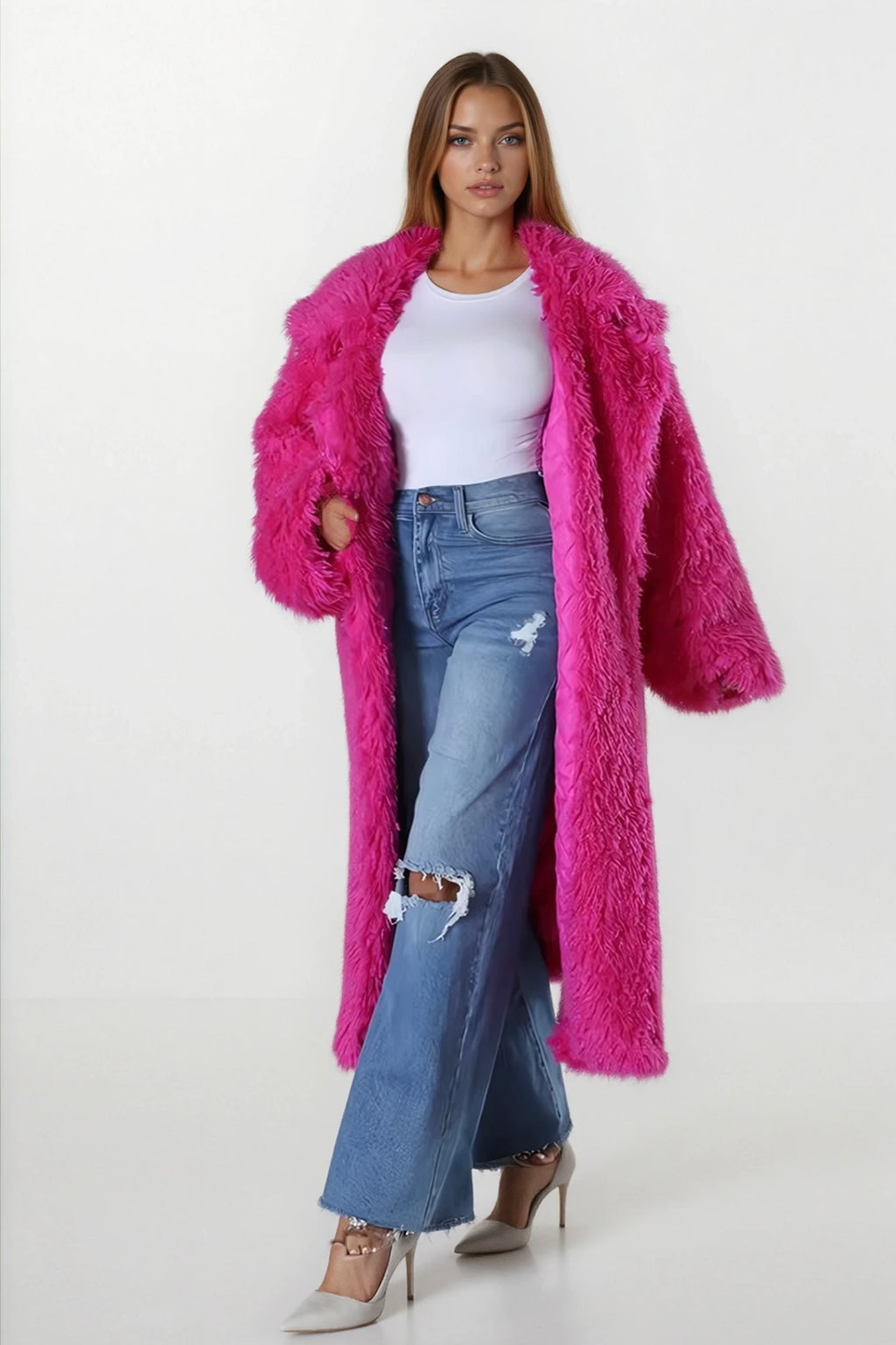 Athina Fuzzy Fur Winter Jacket