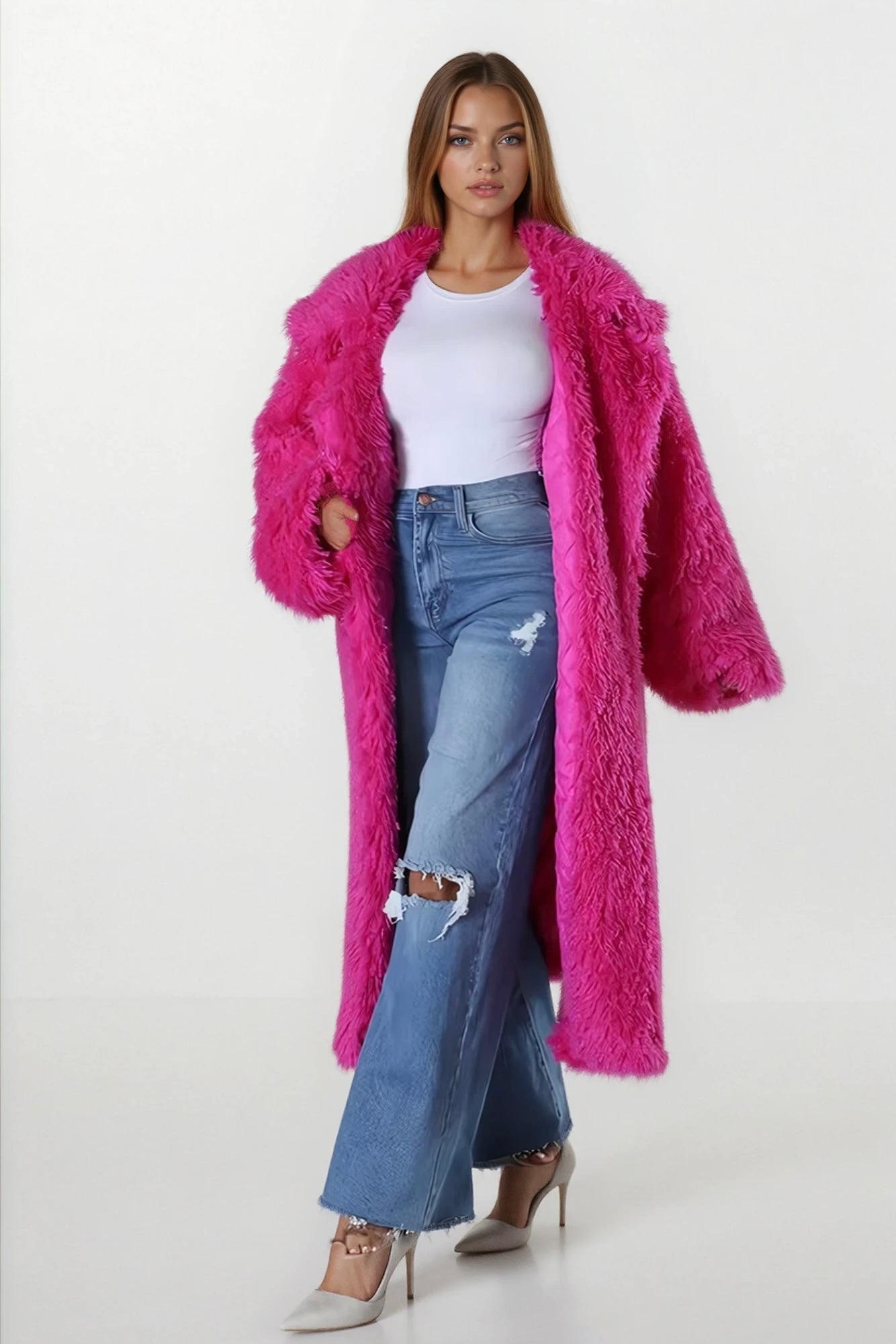 Athina Fuzzy Fur Winter Jacket