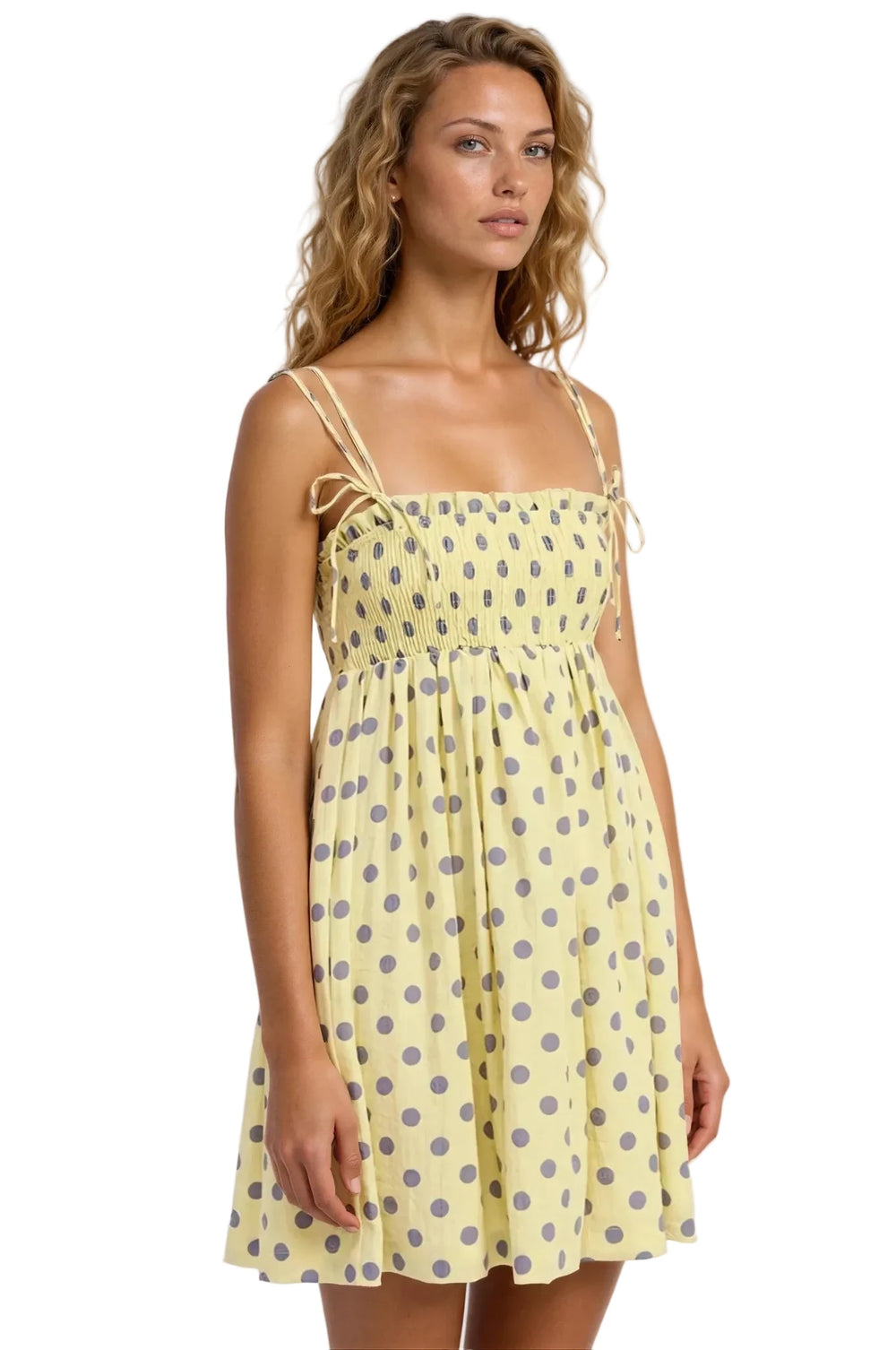 Dot the Line Babydoll Dress