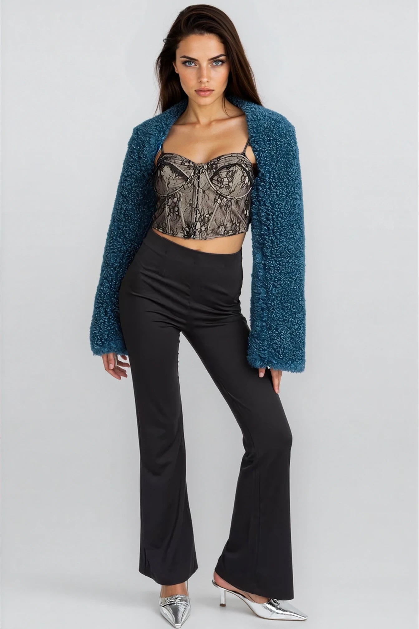 Après Hours Faux Fur Bolero