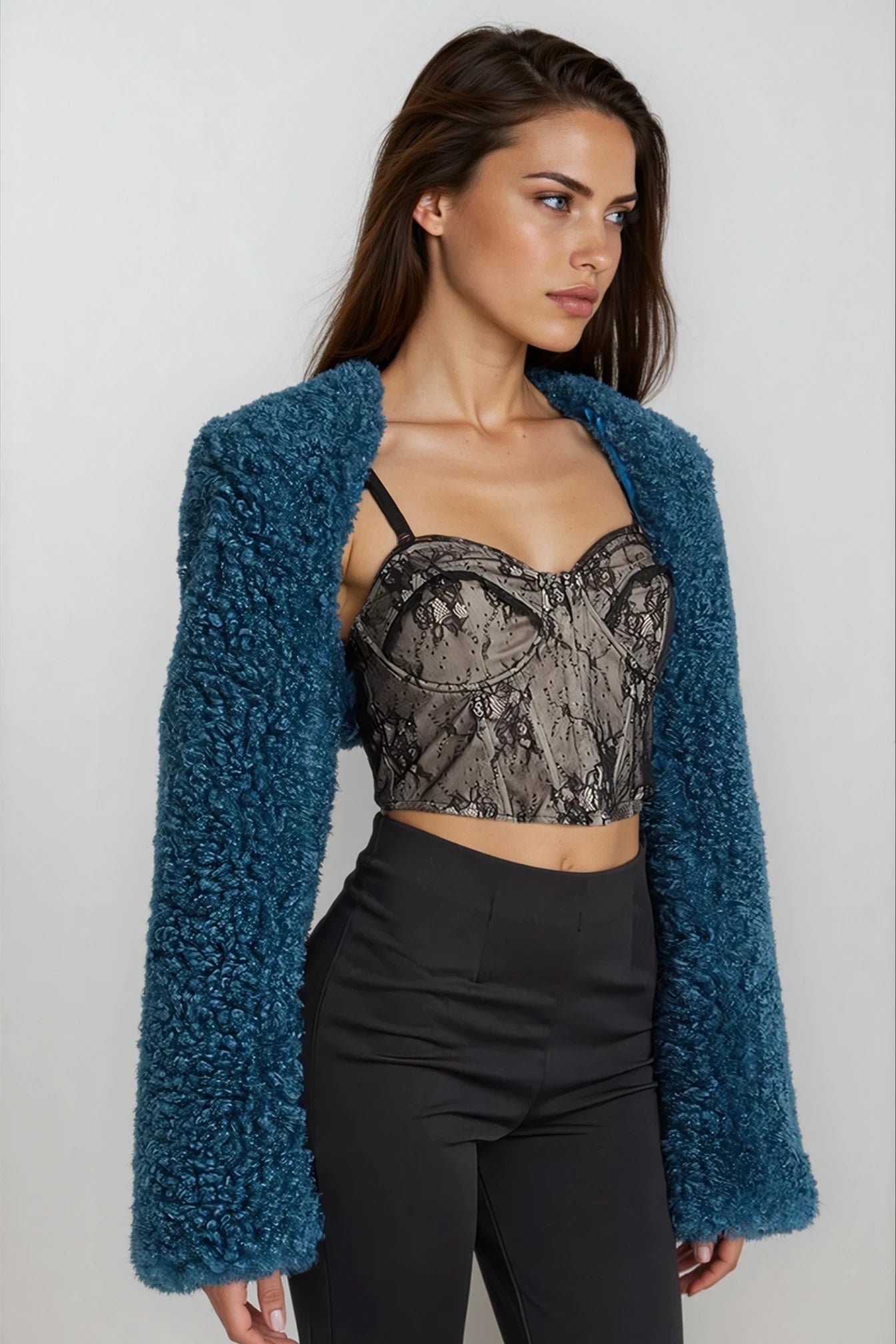 Après Hours Faux Fur Bolero