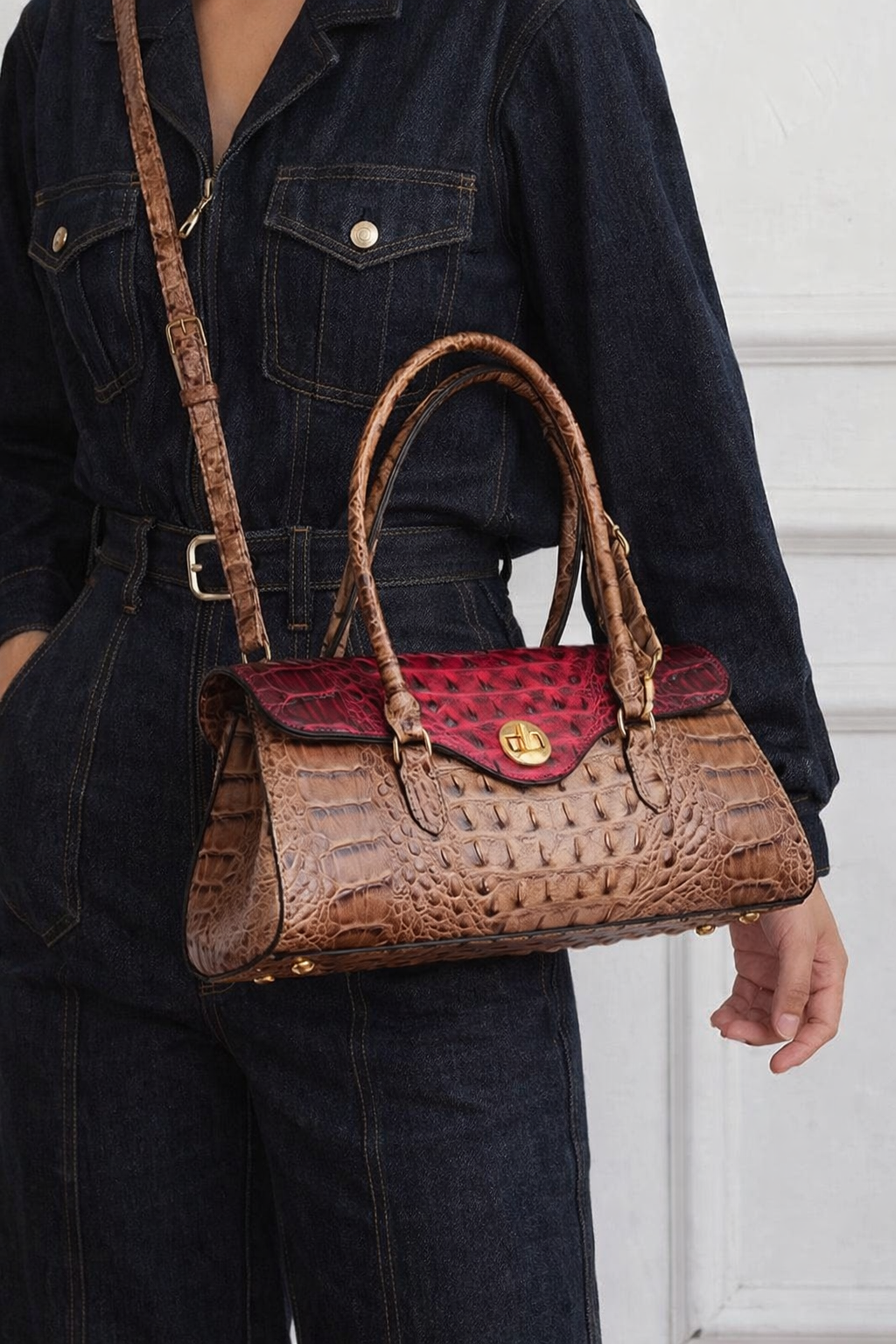 Liviana Crocodile Bag
