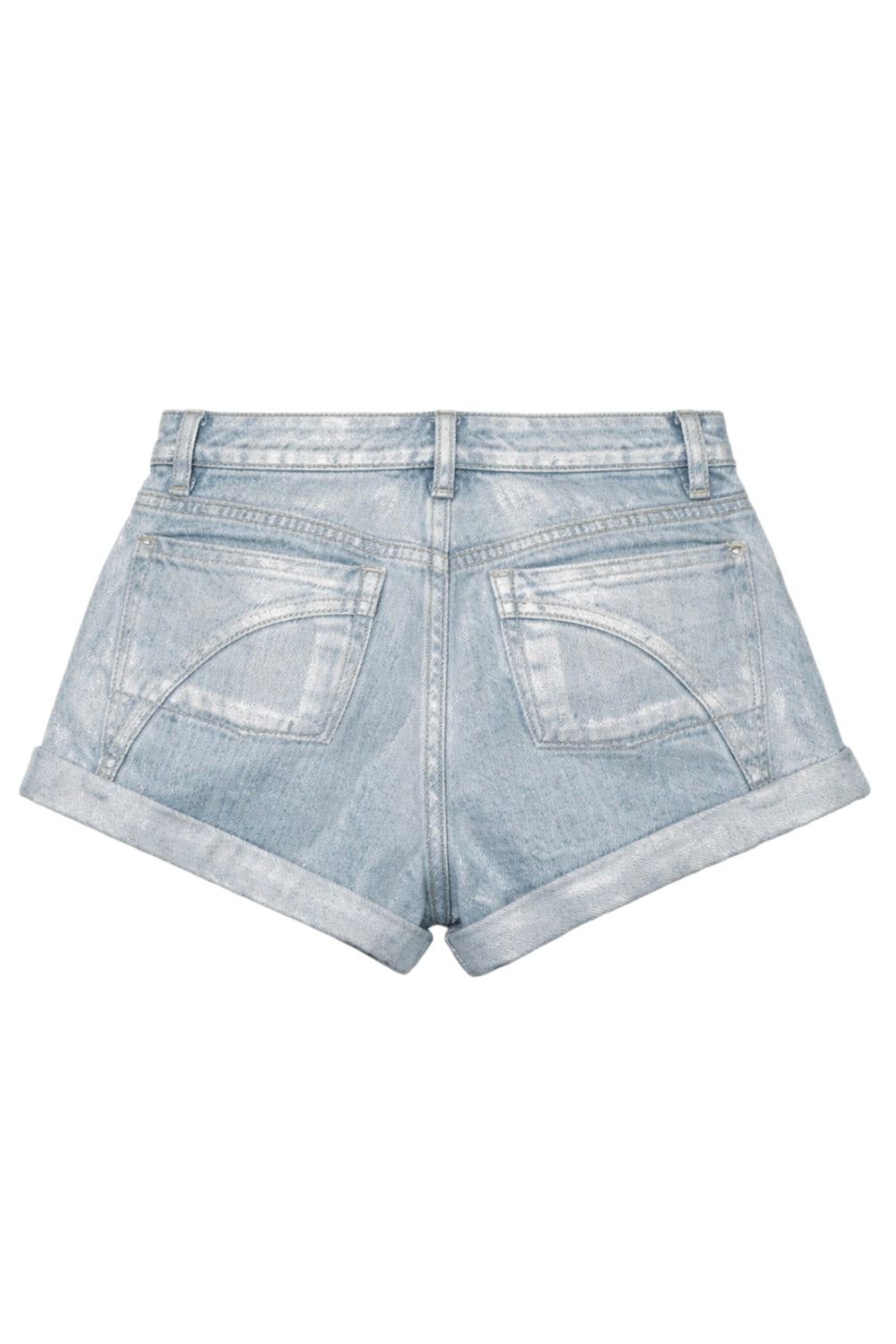 Low Rise Denim Shorts