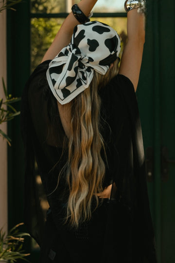 Cowprint Headscarf