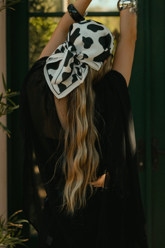 Cowprint Headscarf