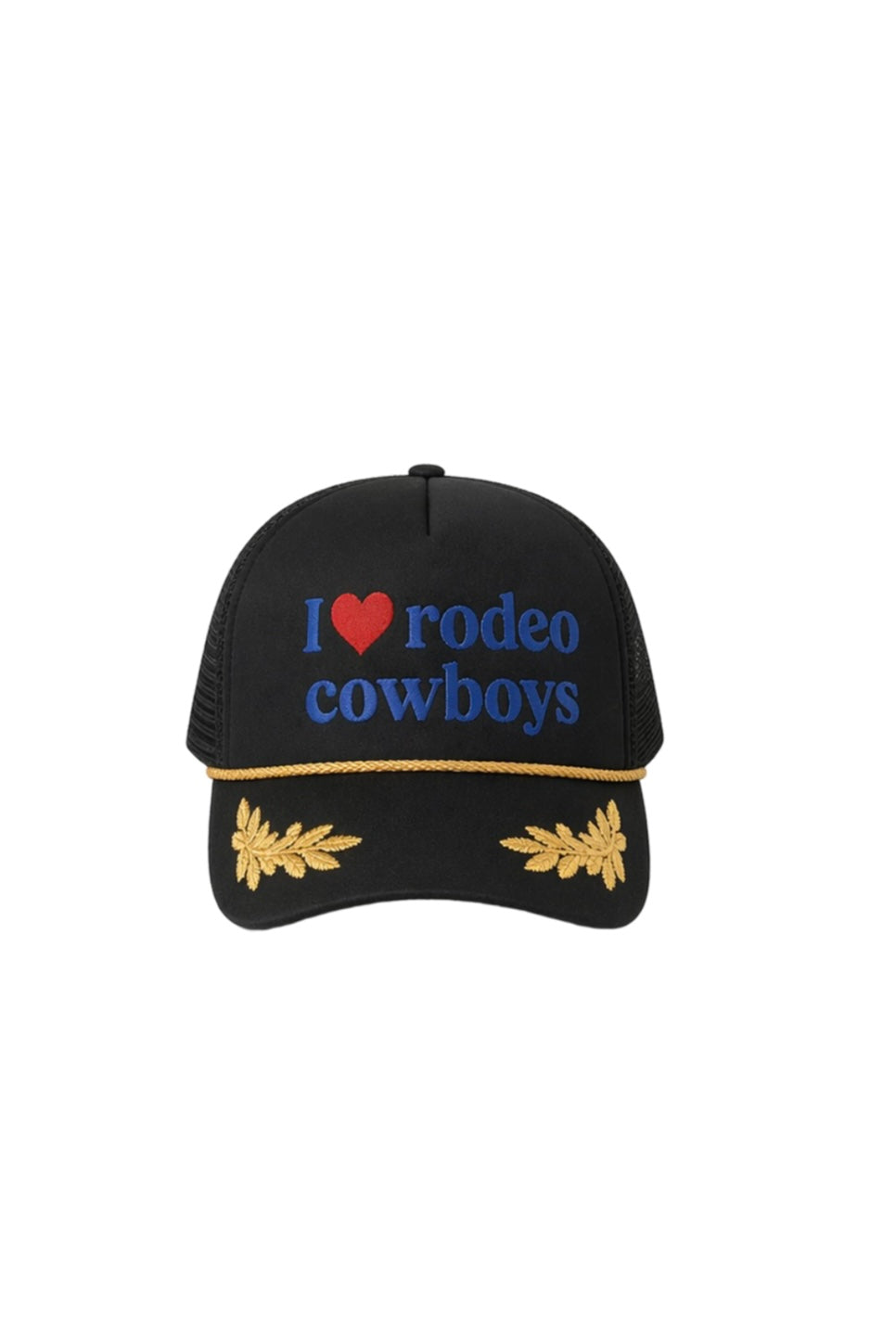 I Love Rodeo Cowboys Trucker Hat