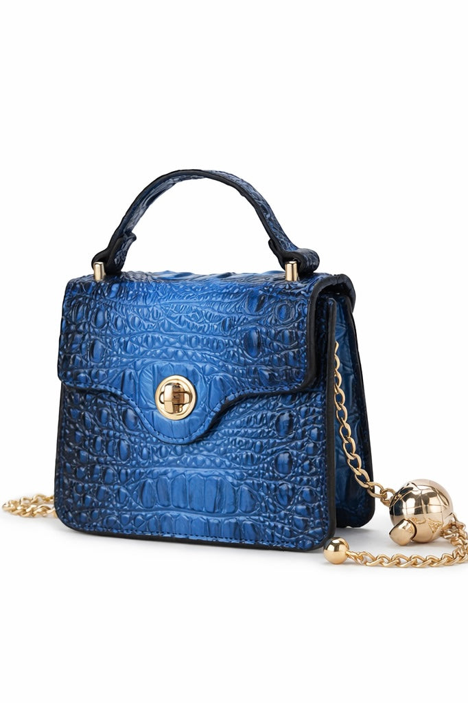 Luxe Mini Satchel with Chain Strap