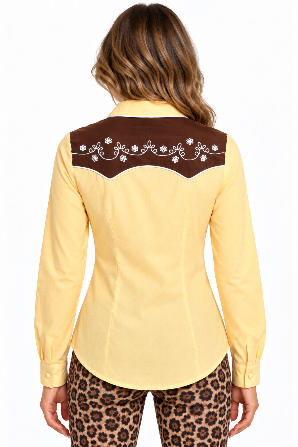 Bailey Rose Butterscotch Rodeo Embroidered Western Shirt