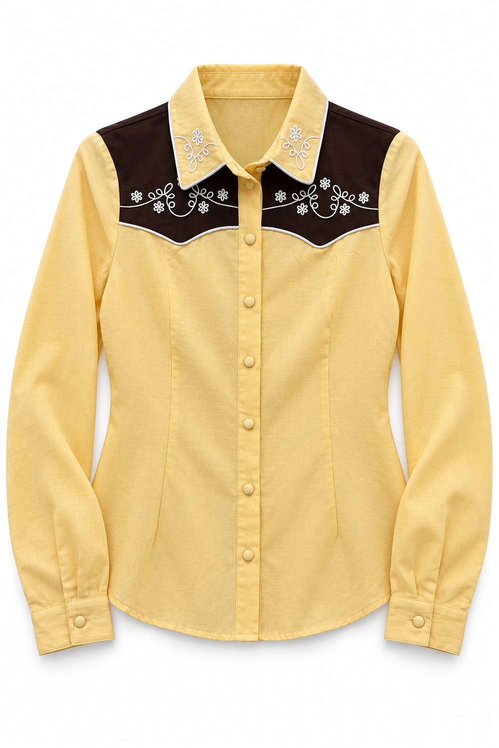 Bailey Rose Butterscotch Rodeo Embroidered Western Shirt
