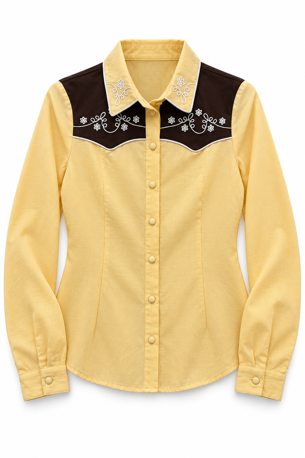 Bailey Rose Butterscotch Rodeo Embroidered Western Shirt