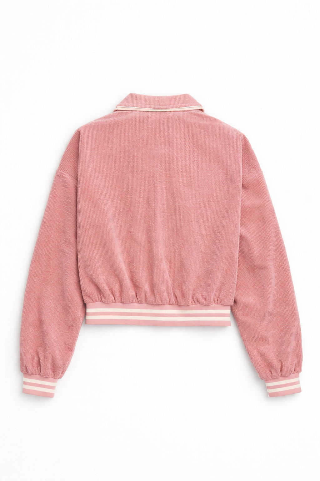 Blush Corduroy Bomber