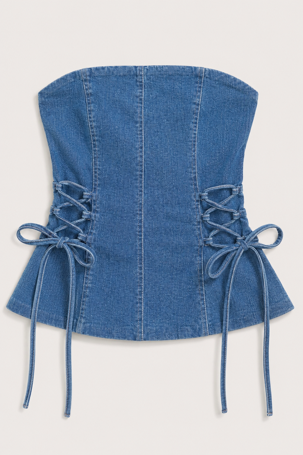 City Cowgirl Denim Corset