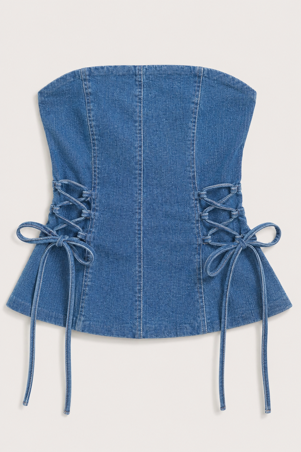 City Cowgirl Denim Corset