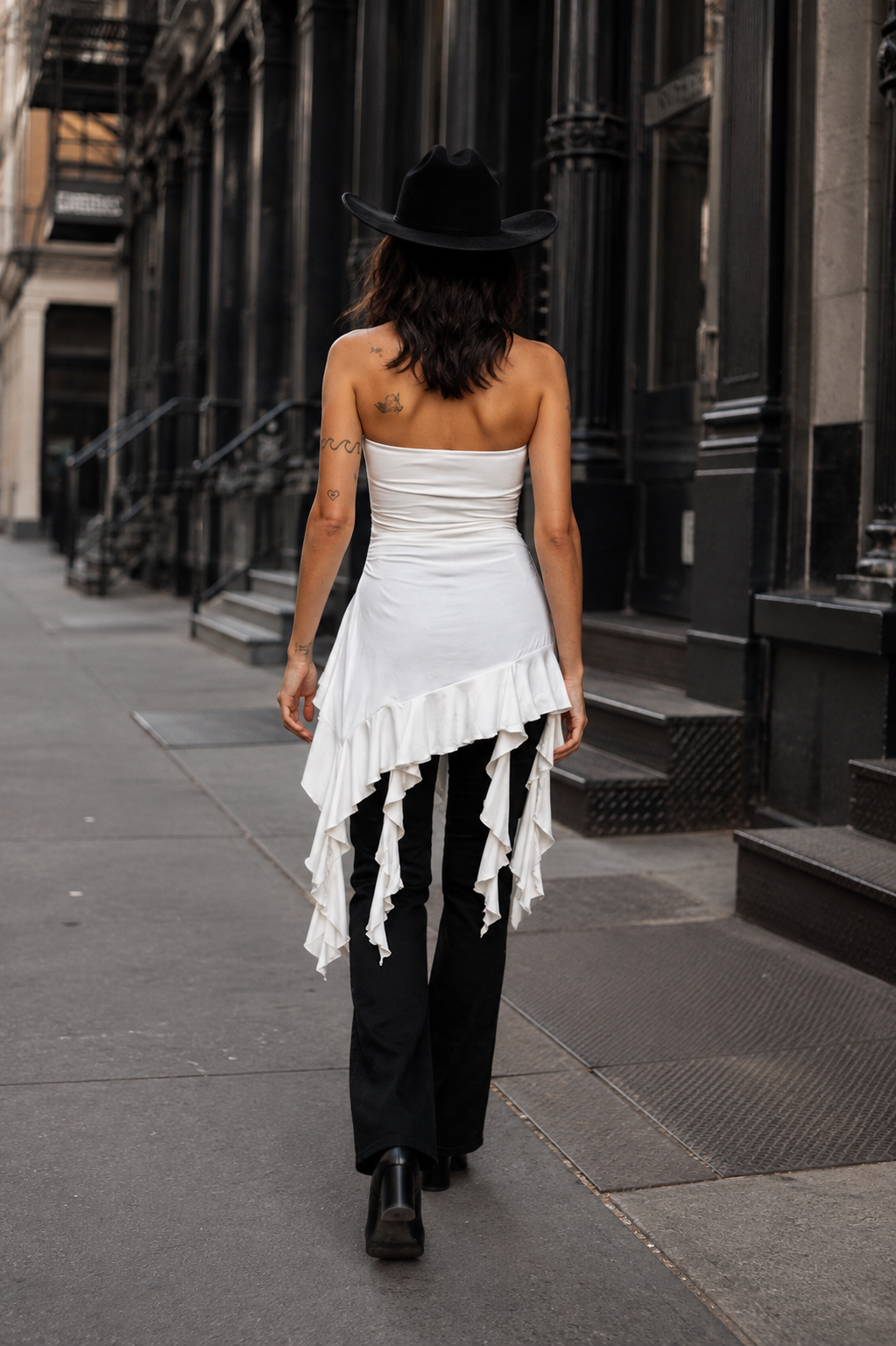 Rodeo After Dark Ruffle Top