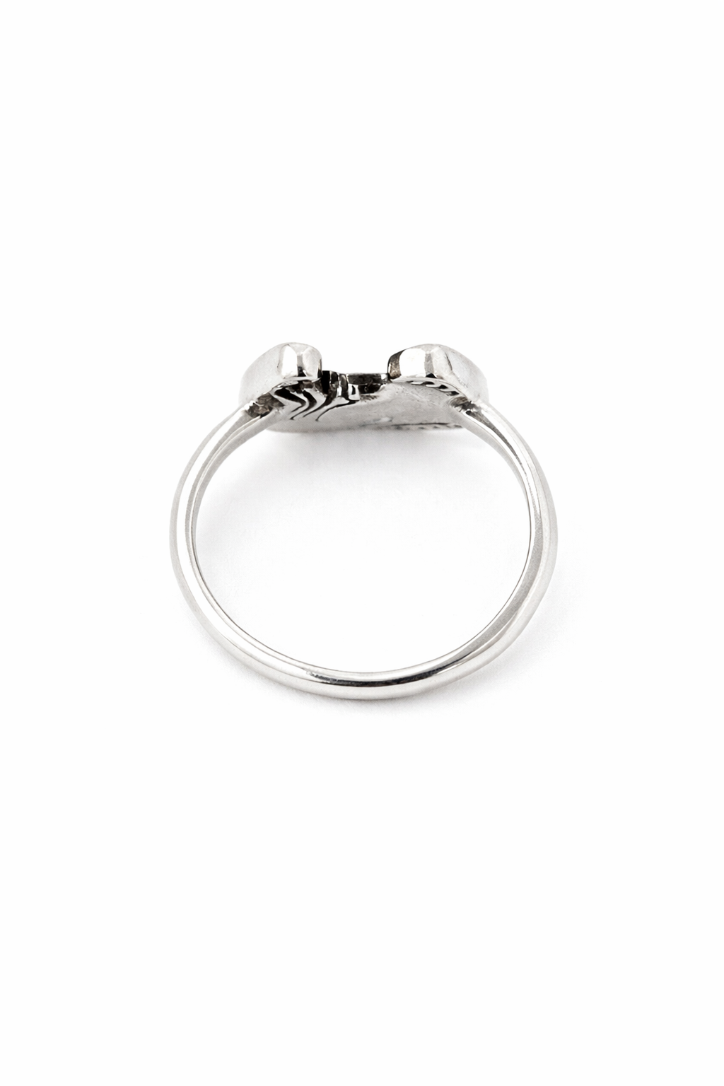 Sterling Silver Horseshoe Horse Ring