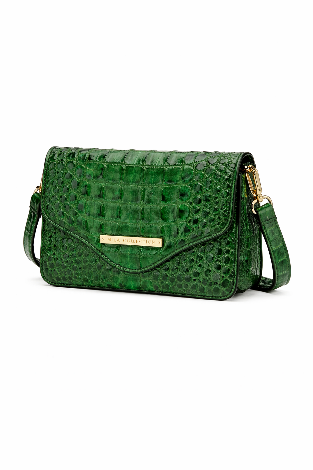 Crocodile Saddle Bag