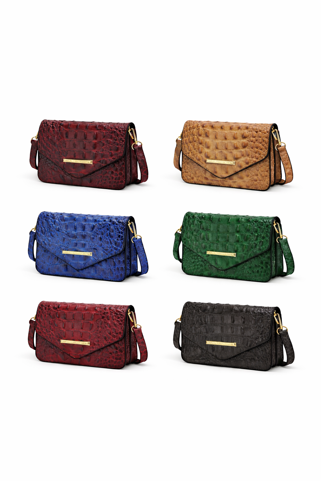 Crocodile Saddle Bag