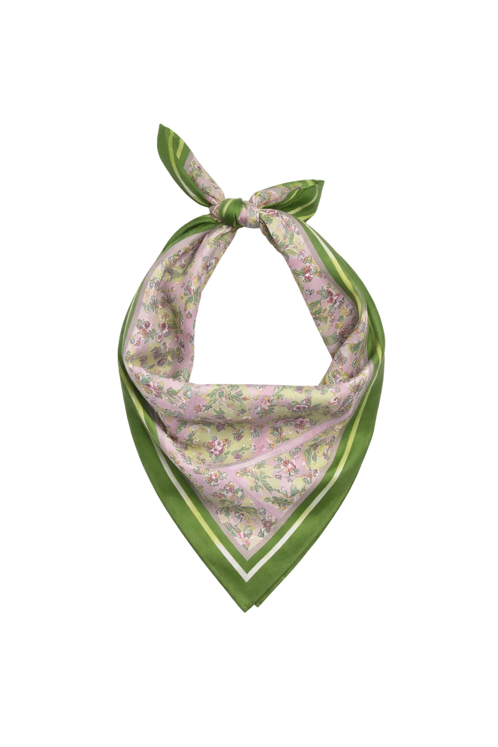 Pink Blossoms Accent Bandana