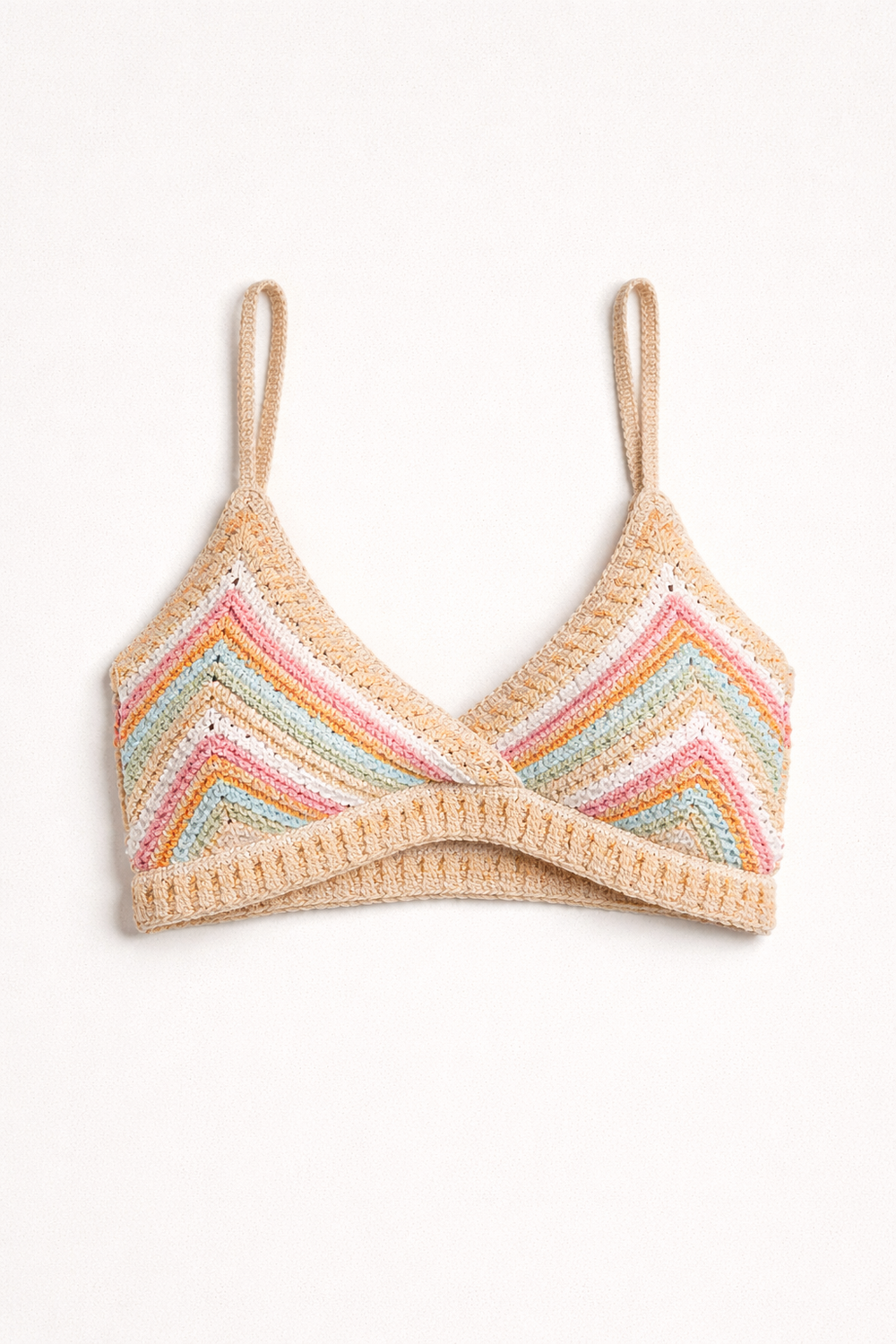 Knitted Crochet Bralette
