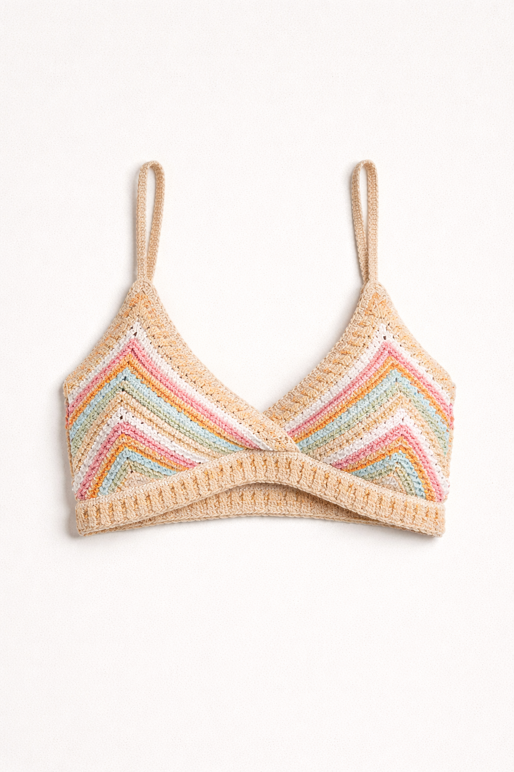 Knitted Crochet Bralette