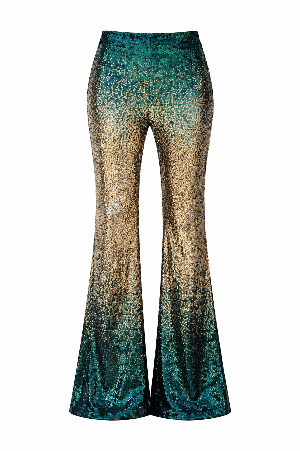 Sunset Sequin High Waist Flared Pants